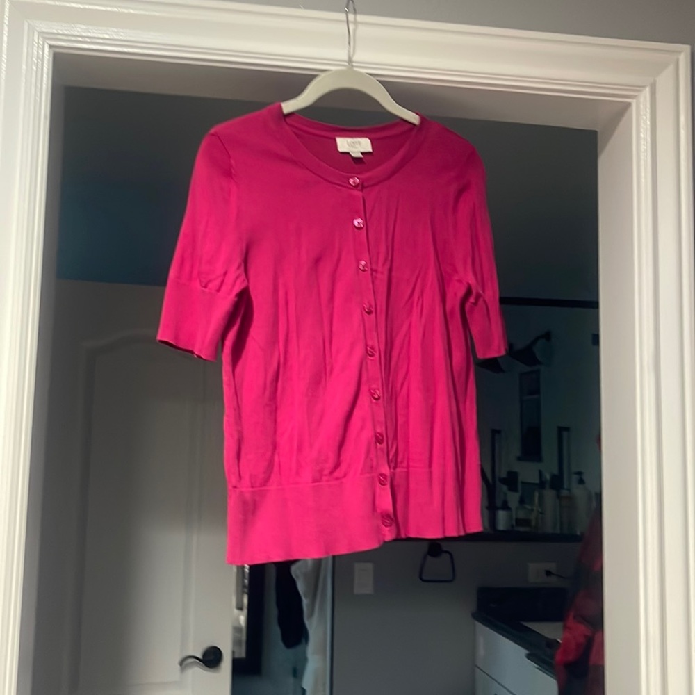 Loft light 3/4 sleeve cardigan